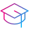 Icon graduation cap