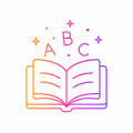 icon of open book, abc
