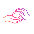 icon of ball in hands